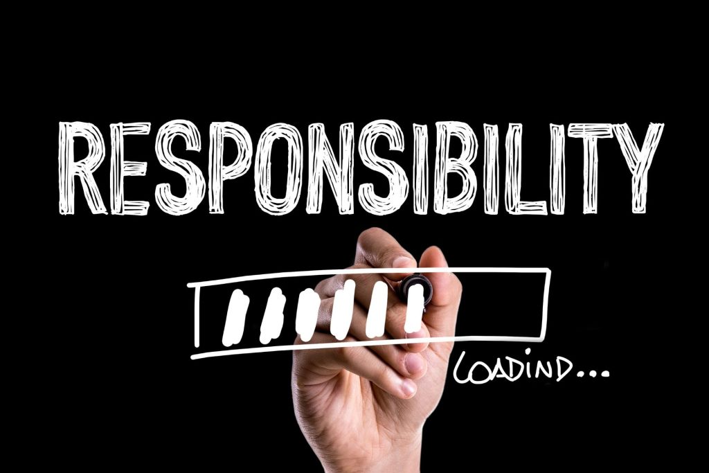 Brand Responsibility Chalk board