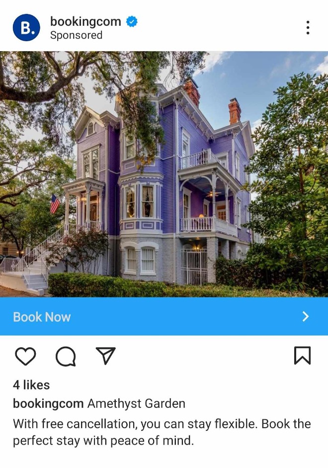 social media of travel company